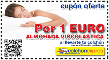 cupon oferta precio especial almohadas