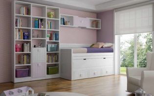 Cama juvenil compacta: Otra solución al problema de espacio