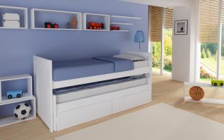 La versatilidad de las camas nido blancas