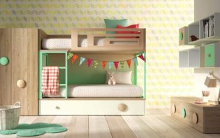 Literas juveniles para habitaciones compartidas