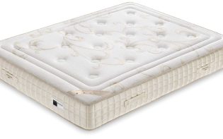 Colchón de muelles ensacados y viscoelástica para un buen descanso