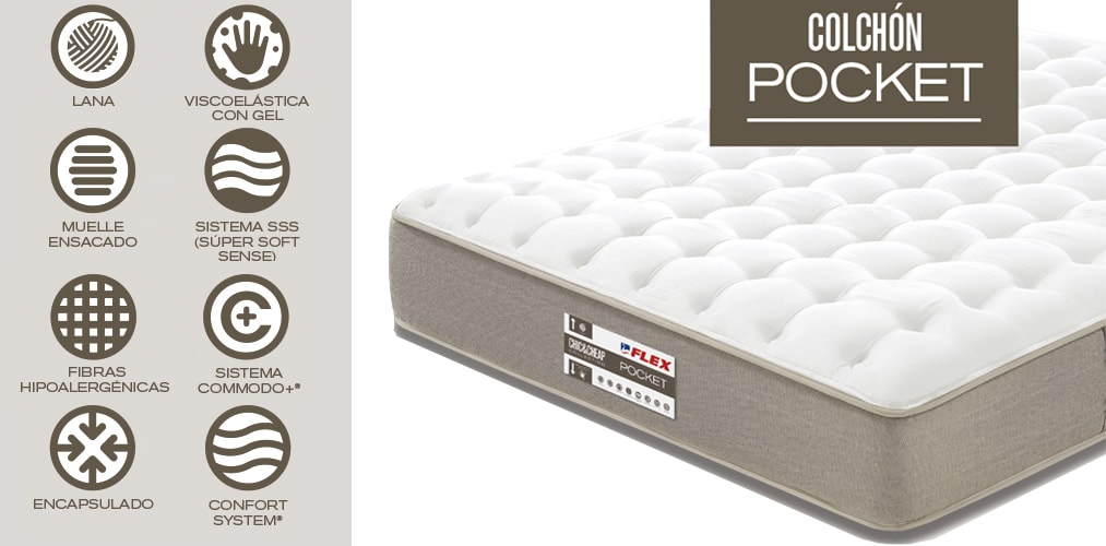 colchon flex pocket