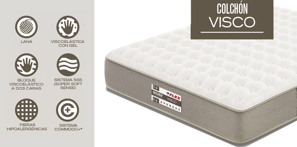colchon flex visco