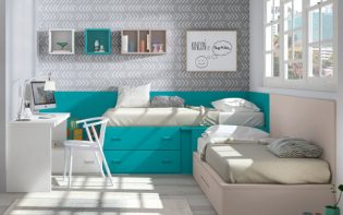 Cama compacta : Una solución ideal para el dormitorio juvenil