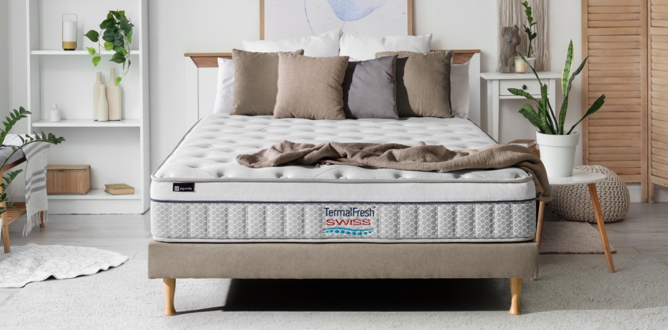 Habitación decorada con el colchón Ingravity Termalfresh Swiss