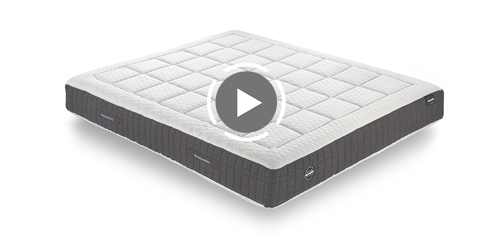 Pack Ahorro Colchón Dunlopillo Emoción 24 Firme + Cama Articulada Epsilon Tapizada + Patas cuadradas de 21 cm