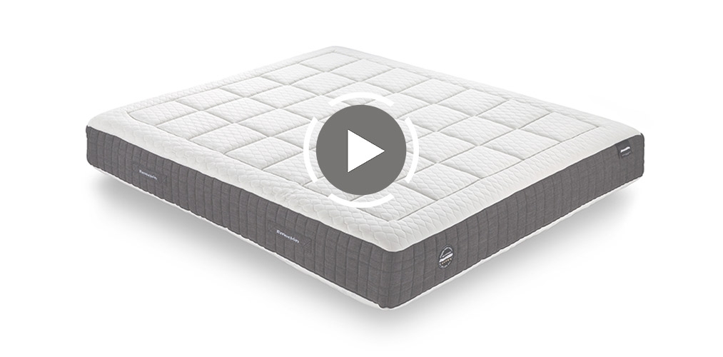 Pack Ahorro Colchón Dunlopillo Emoción 24 Medio + Cama Articulada Epsilon Tapizada + Patas cuadradas de 21 cm